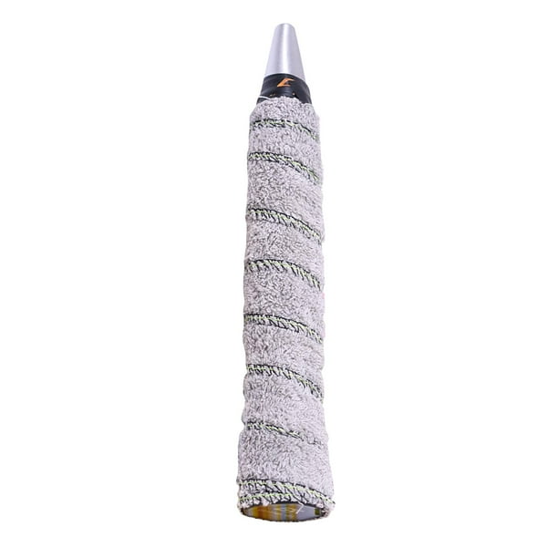 Cinta de agarre para raqueta de tenis de algodón, antideslizante, súper absorbente, banda deportiva para el sudor. Gris