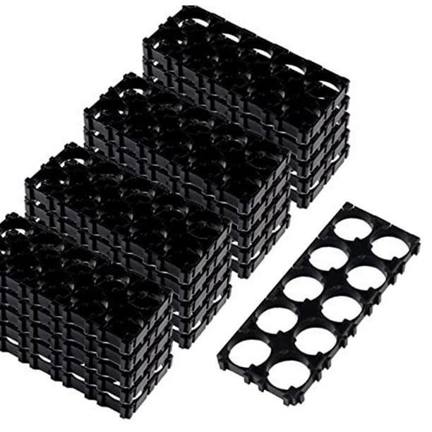 Organizador de pilas para 20 celdas recargables - Caja de almacenamiento personalizable