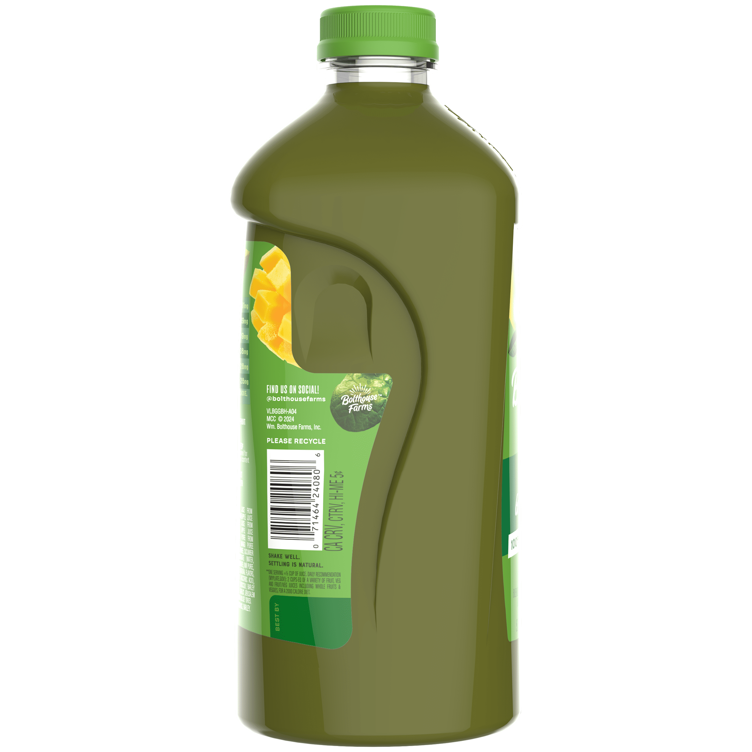 Bolthouse Farms Fruit Juice Smoothie, Green Goodness, 52 fl. oz. Bottle