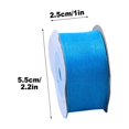 thumbnail image 3 of 2.5cm Solid Color Ribbon Christmas Gift Box Ribbon Decoration for Wrapping, 3 of 5