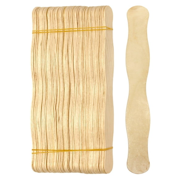 50 Natural Wavy Jumbo Wood Fan Handles Wedding Fan Sticks