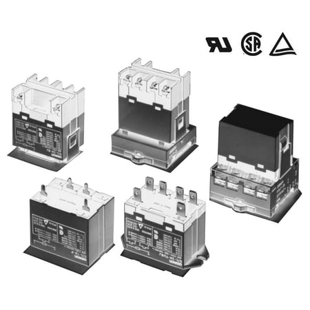 Power Relay; 100/120 VAC; 25 A 2A DPST-NO; Screw terminals Upper bracket; With test btn price history on PriceWatchPro