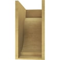 thumbnail image 4 of 10"W x 20"D x 20"H Classic Van Buren Rough Cedar Woodgrain TimberThane Corbel, Primed Tan, 4 of 6