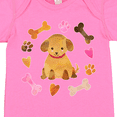 thumbnail image 4 of Inktastic Cute Puppy Valentine with Hearts and Bones Boys or Girls Baby Bodysuit, 4 of 5