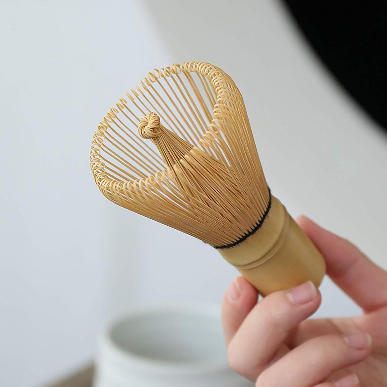 Matcha Whisk, Whisk Holder, and Bamboo Scoop