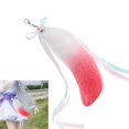 thumbnail image 2 of Plush Tail Charm with Ribbon, Animal Tail Pendant Keychain Key Holder Keyring Pendant Decorations Purse Bag Charm Multicolor, 2 of 4