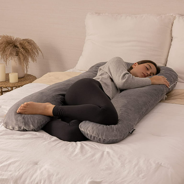 Milliard U Shaped Body Pillow Memory Foam Comfort for Sleeping, Elevating