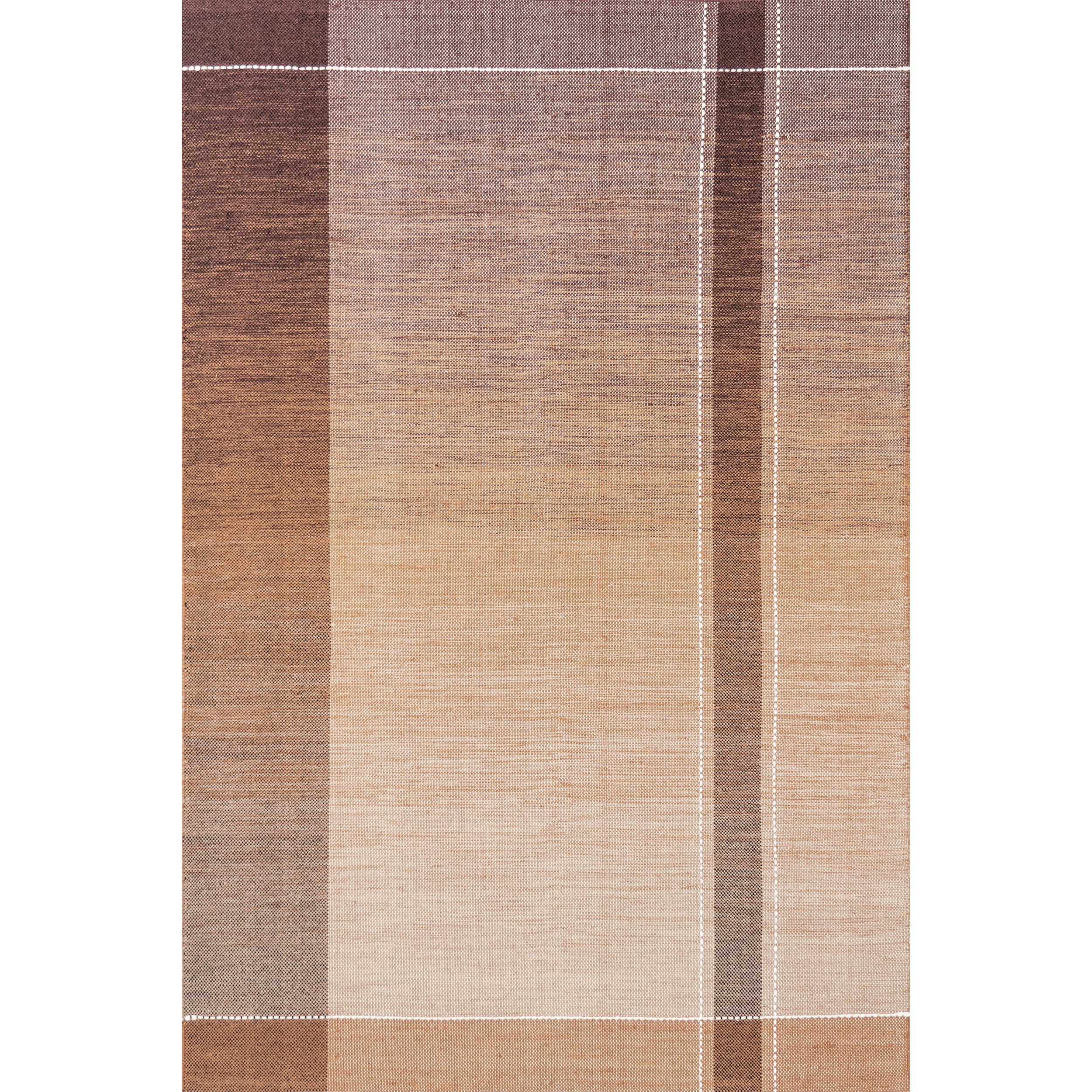 nuLOOM Jannet Ombre Striped Wool Blend Area Rug, 6' x 9', Rust