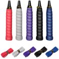 thumbnail image 1 of 5 Piezas Antideslizante Tenis Badminton Raqueta Overgrips Absorber Sweat Grip Tape Sunnimix Cinta de agarre de raqueta de tenis, 1 of 8