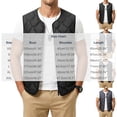 thumbnail image 4 of Atkumj Quilted Puffer Vest Men Casual Full Zip Solid Color Winter Vest Comfortable Sleeveless Puffy Vest with Pockets S, 4 of 8