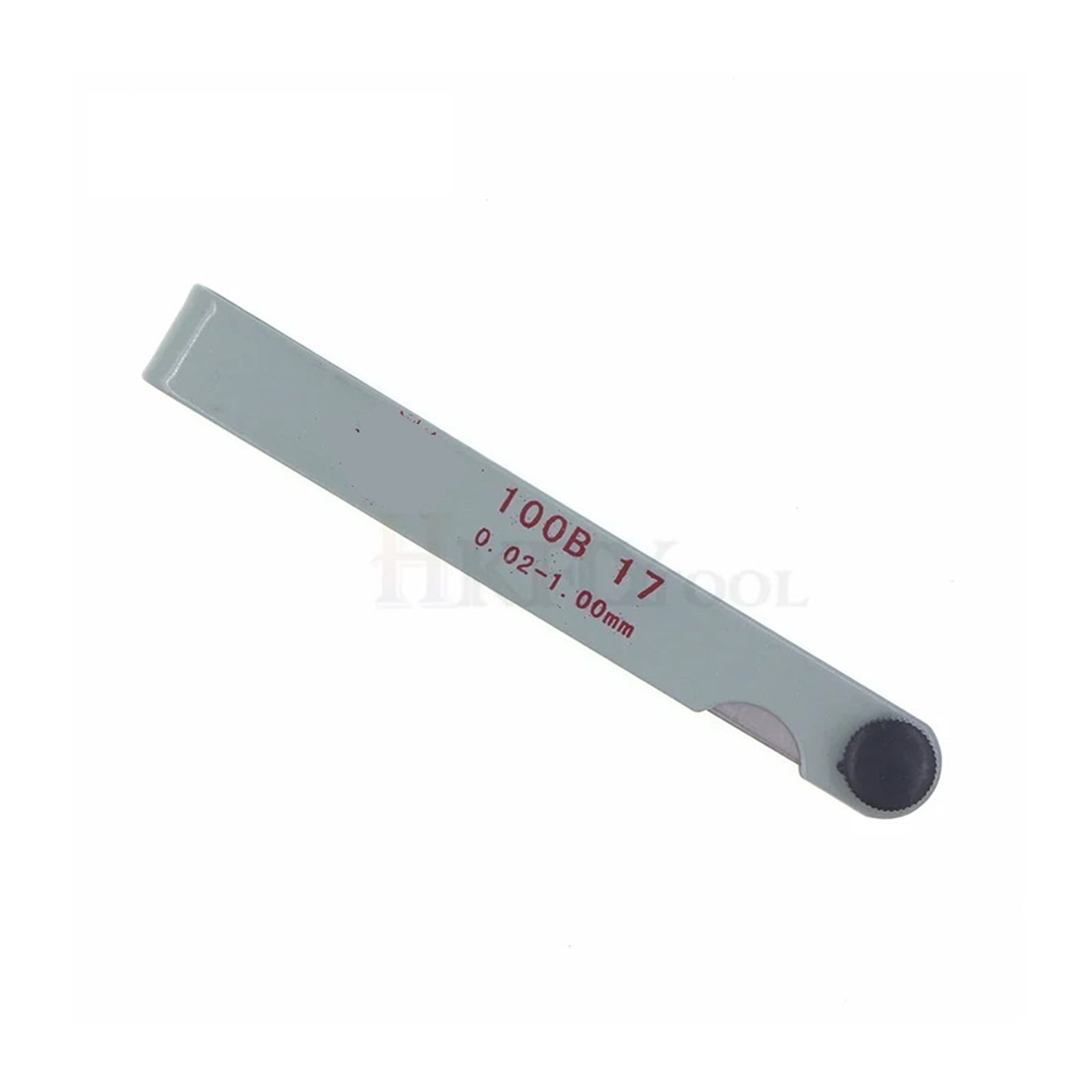 100mm Length Metric Feeler Gauge 17 Blade Gap Filler 0.02-1.00mm Thickness Measurement Layout Tool ,Easy Identification