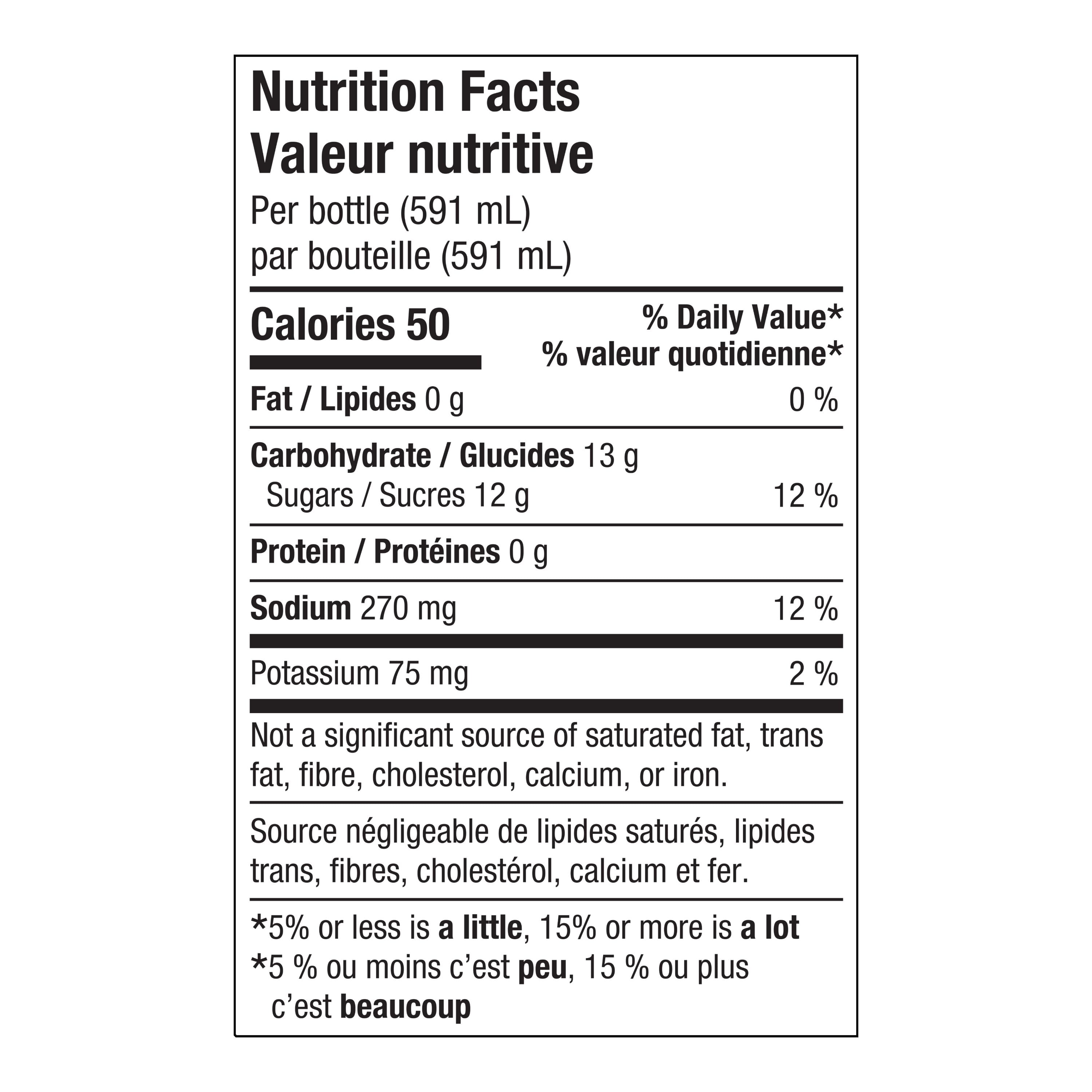 Gatorade G2 Grape Sports Drink 6 x 591 mL, Bottles, 6x591mL