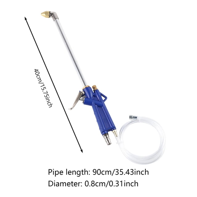 JJKBVCLO High Performance Compressed Air Compressed Air Blow For Quick Coupling Compressed Air Cleaning With Hose Perfect For Workshop Cleaning