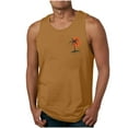 thumbnail image 2 of Men's Tank Tops Casual Fashion Summer Sleeveless Shirt Beach Graphic Printing Pullover Round Neck Sports Tank Workout Gym Shirts, 2 of 5