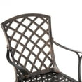 thumbnail image 3 of Indoor and Outdoor Bronze Dinning Set 2 Chairs with 1 Table Bistro Cast Aluminum., 3 of 5