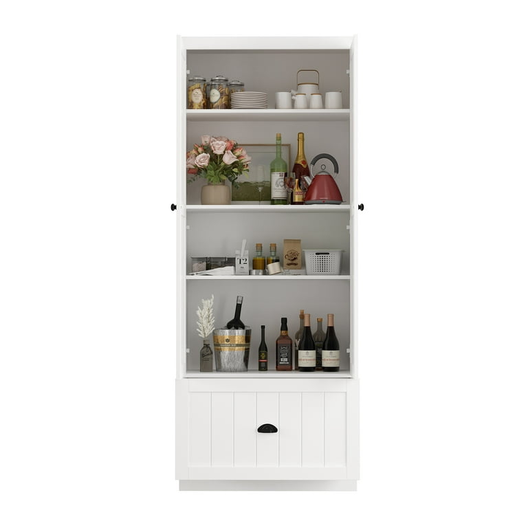 72.3 Multi-Storage Freestanding Kitchen Pantry - FUFUGAGA