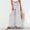 White, variant on BRGZLK Womens Linen Pants Summer Fashion Solid Color Elastic Waist Drawstring Sports Casual Wide Leg Length Pants Khaki L
