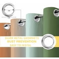 thumbnail image 6 of Sage Green Orange Ombre Blackout Curtains for Bedroom/Living Room, Thermal Insulated Kitchen Curtains, Abstract Modern Art Aesthetics Grommet Darkening Window Treatment Drapes 42"x84"x2, 6 of 8