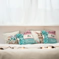 thumbnail image 4 of Ambesonne Easter Throw Pillow Cover 4 Pack, Follow the Bunny Egg Hunt, 20", Pink Seafoam Eggshell, 4 of 4