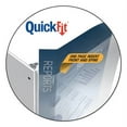thumbnail image 4 of "Quickfit Landscape Spreadsheet Round Ring View Binder, 3 Rings, 1"" Capacity, 11 X 8.5, White | Bundle of 2 Each", 4 of 4
