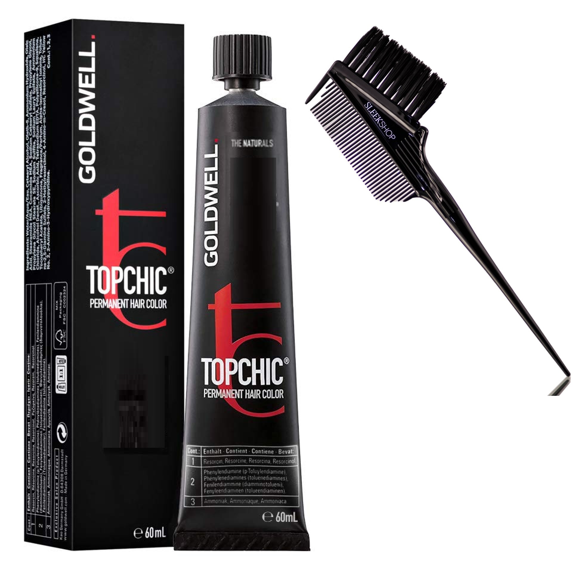 operator zuiverheid heel 8NN : GOLDWELL TOPCHIC Professional Hair Color (2.1 oz tube) Topchick Top  Chic Chick Haircolor Dye - Pack of 2 w/ Sleek 3-in-1 Comb-Brush -  Walmart.com