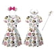 thumbnail image 2 of Disney Mickey Minnie Mouse 3D impreso princesa vestido lindo dibujos animados bebé cumpleaños fiesta ropa niños clásico niñas verano Dress9-10T (Tag150) Gao Jinjia LED, 2 of 2