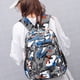 thumbnail image 1 of Fiudx Mochila Pequeña, Diseño Impermeable de Camuflaje, Correas de Hombro Ligeras y Transpirables, Múltiples Compartimentos, Ideal para Viajes Escolares, para Niños y Adolescentes, Tamaño 35 X 27 X 1, 1 of 6