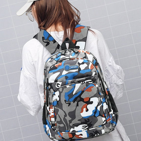 100Fens Backpack For Elementary Middle School Bags For Teens s Primary Bookags Waterproofing With Quality Patterns Prints Travel Back Pack(Small Size)