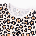 thumbnail image 5 of PatPat Lounge Sets for Women Pajamas 2 Piece Short Sleeve Top and Shorts Loungewear Trendy Leopard Prints Outfits Sets with Drawstring Pockets, Khaki, S, 5 of 7