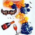thumbnail image 2 of Kit de guirnalda de arco de globos de Halloween INFLORAL Confeti negro naranja y blanco, 2 of 2