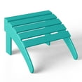 thumbnail image 4 of Polytrends  Laguna Hdpe All Weather Outdoor Patio Foldable Ottoman Turquoise, 4 of 5