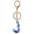 thumbnail image 5 of Porte-clés en Résine 26 Lettres pour Femmes Filles Pendentif Sac Accessoires de Sac à Main, 5 of 5