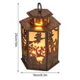 thumbnail image 3 of Decoración de Halloween, luces decorativas colgantes de noche de Halloween, velas, linternas electrónicas, castillos de viento, accesorios para fiestas de viento, decoraciones, calabaza, vela de Hallo, 3 of 6