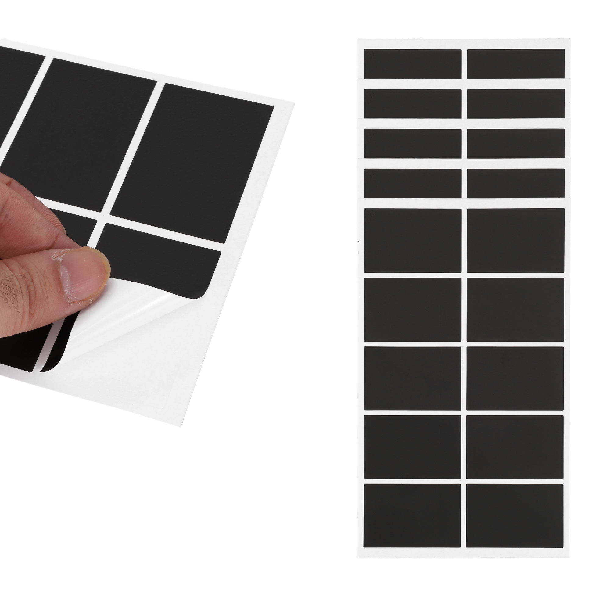 Unique Bargains Removable Erasable Model A Gift Stickers 10 Pcs Black Model F