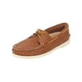 thumbnail image 6 of Sperry Womens A/O Papaya Woven Boat Shoes in Tan, 6 of 6