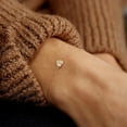 thumbnail image 4 of Womens Heart Bracelet with Initial Charms Retro Copper Letter Bracelet Summer Fashion Jewelry for Women Heart Charm, 4 of 5