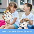 thumbnail image 6 of Haosy 3 Pack Reusable Ziploc Bags BPA Free Healthy Food Storage Bag Leakproof Sandwich Snack Freezer Bags Cartoon Cars and Tree, 6 of 7