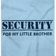 thumbnail image 2 of Security for My Little Brother Romper Boys or Girls Infant Baby Brisco Brands 24M, 2 of 6