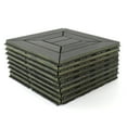 thumbnail image 4 of 3rd Street Inn Acacia Wood Deck Tiles - Grey Finish - Diamond - 10 Pack, 4 of 4