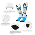 thumbnail image 4 of Saiise Bluey Funny Socks Men Women Boys Kids Adults Novelty Graphic Crew Tube Socks Crazy Design Casual Dress Socks for Sports,Running,Travel, 4 of 7