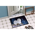 thumbnail image 4 of Starry Night Coton de Tulear Door Mat Doormat, 4 of 4