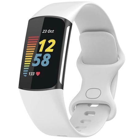 LEIXIUER Band Compatible with Fitbit Charge 5 Bands Women Men, Soft Silicone Adjustable Waterproof Sport Replacement Wristbands Strap for Fitbit Charge 5 / Charge 6 Fitness Tracker