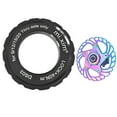 thumbnail image 3 of Almencla disc brake Centerlock disc on 6-hole lockring aluminum black, 3 of 8