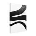 thumbnail image 4 of Canvas Wall Art - Ray Heere 'Black White Bold Strokes 20' Wall Art for Living Room, Bedroom, or Office Décor by Trademark Fine Art - 16 x 24 Inches, 4 of 4