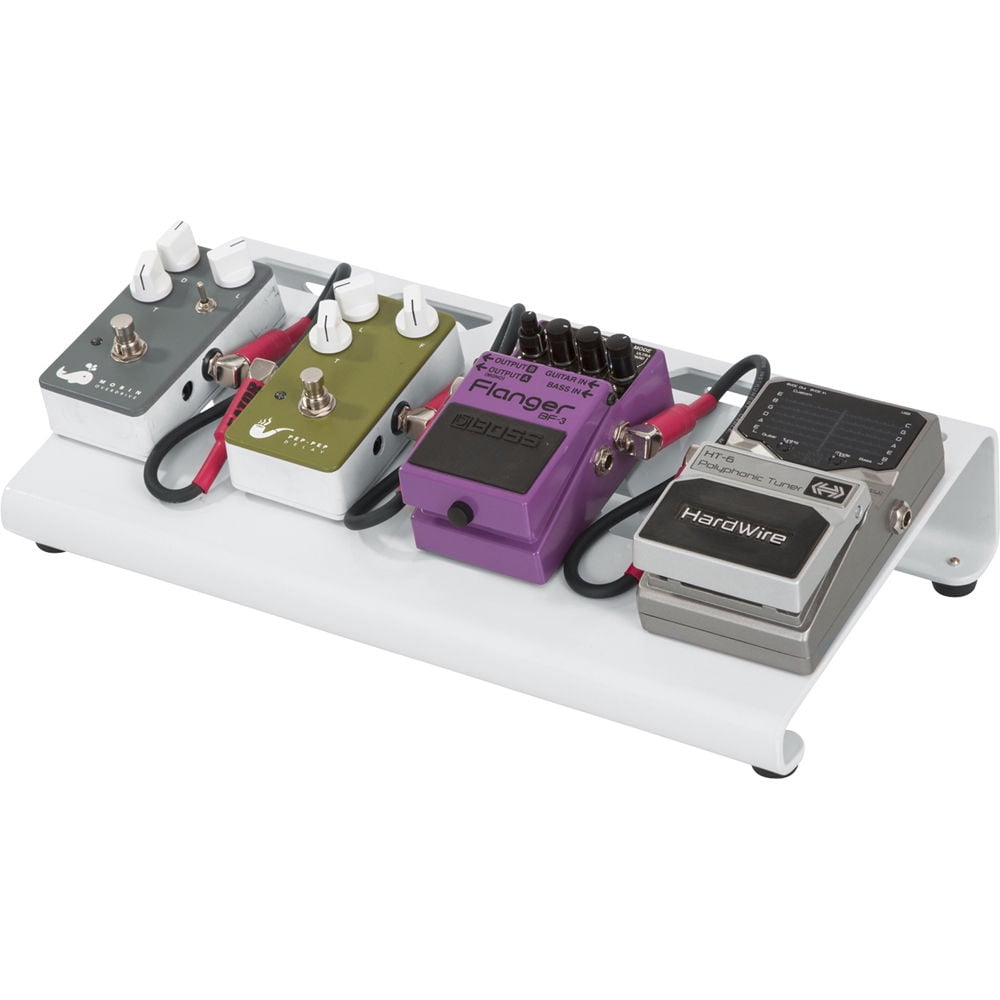 Gator Cases GPB-LAK-WH Small Aluminum Guitar Pedal Board with Carry Bag - Orange