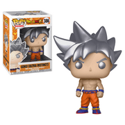 KLZO Anime: Dragon Ball Super - Goku (Ultra Instinct Form) #386 Vinyl Figure Q version Anime Figure Collectible Model 4 inch