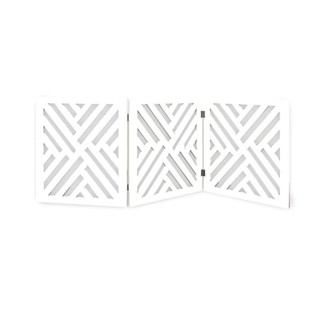 Bed Bath & Beyond Wooden Freestanding Pet Gate, Expands to 47" Wide