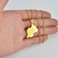 thumbnail image 4 of Map of Rwanda Pendant Necklaces - Charm Ethnic African Thin Chain Necklaces,Gold Color Patriotic Maps Flag Hip Hop Jewelry for Women Men Party Gift, 4 of 5