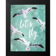 thumbnail image 2 of Villa, Mlli 19x24 Black Modern Framed Museum Art Print Titled - Lets Fly, 2 of 5