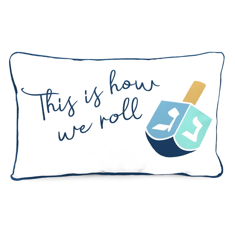 Reversible Outdoor Lumbar Throw Pillows, Set of 2 photo 4